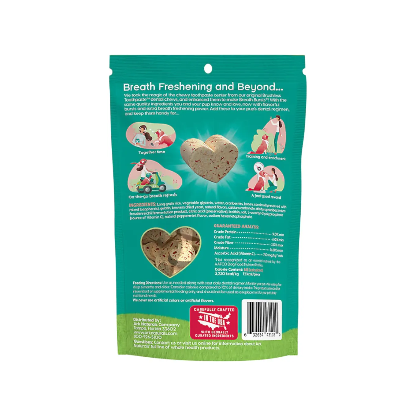 Ark Naturals Breath Bursts Brushless Toothpaste For Dogs