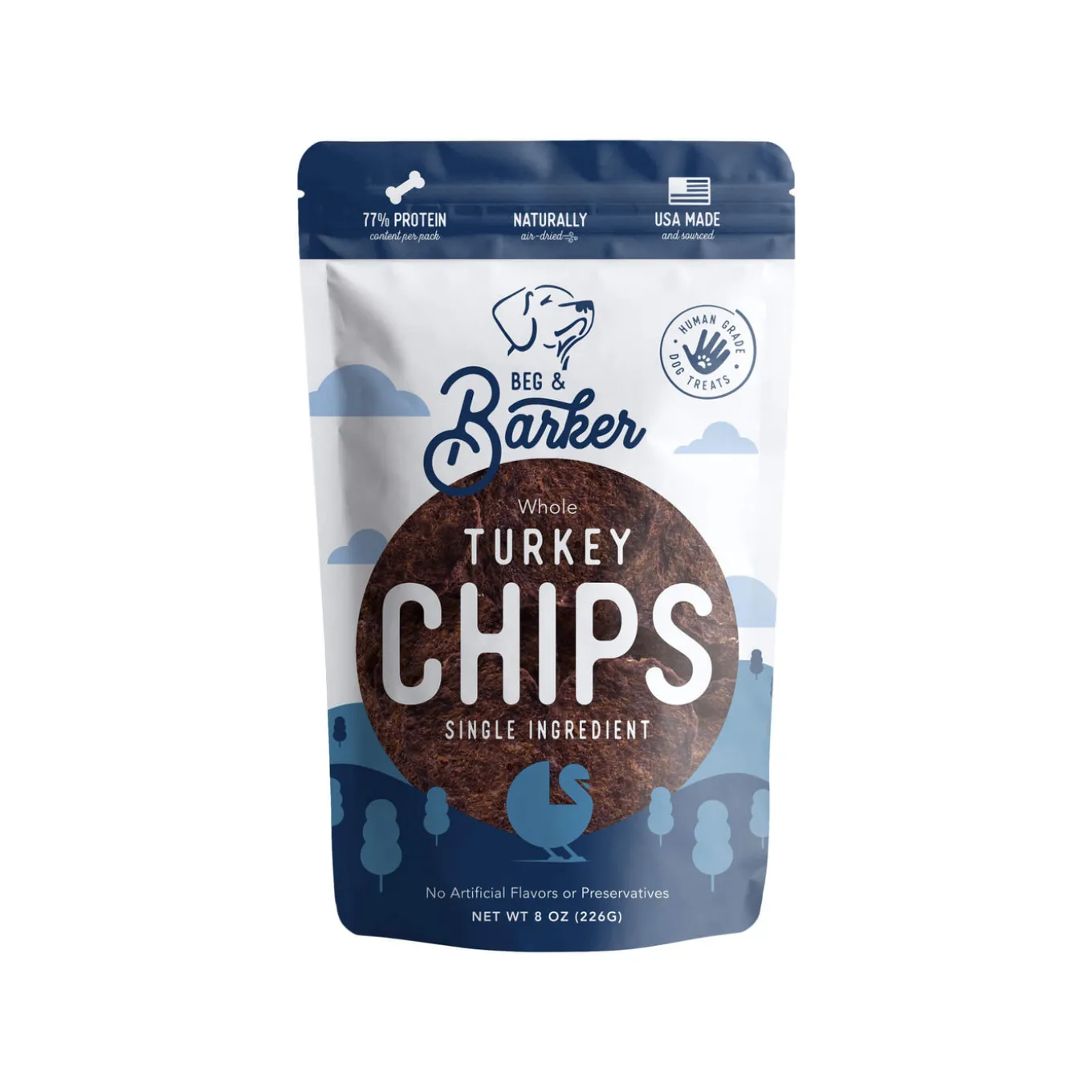 Beg & Barker Chips Single Ingredient Human Grade Dog Treats