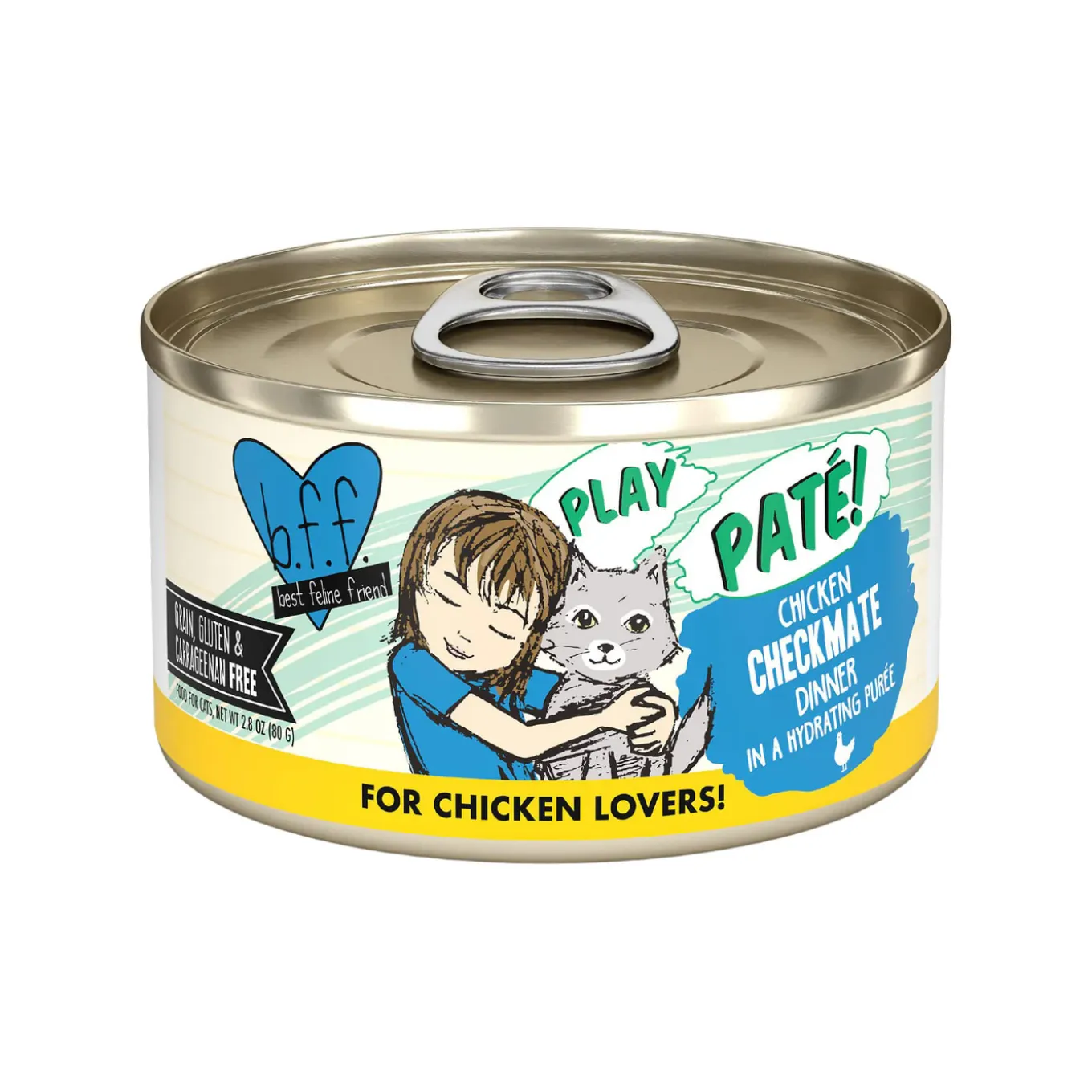 Best Feline Friend BFF PLAY! Pate Lover's Aw Yeah Wet Canned Cat Food