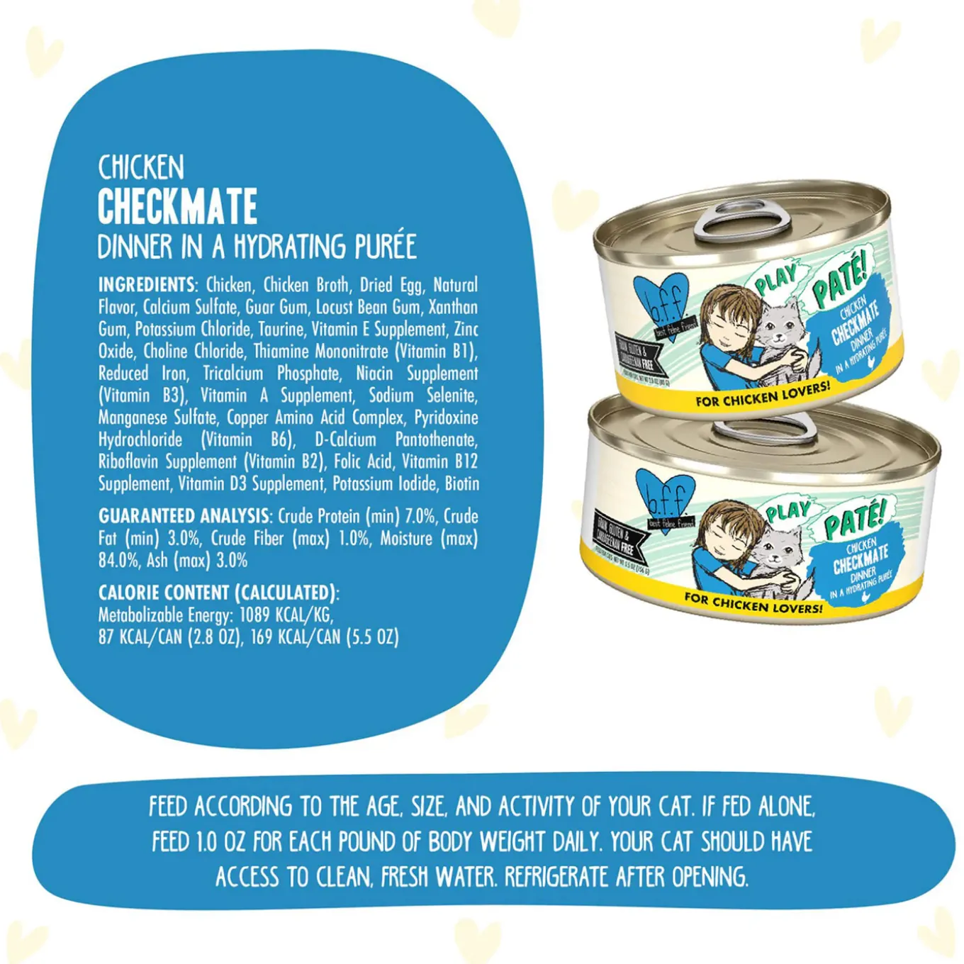 Best Feline Friend BFF PLAY! Pate Lover's Aw Yeah Wet Canned Cat Food