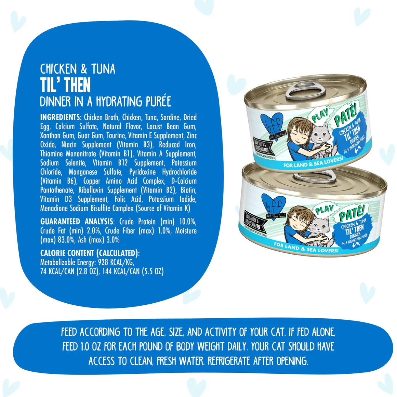 Best Feline Friend BFF PLAY! Pate Lover's Aw Yeah Wet Canned Cat Food