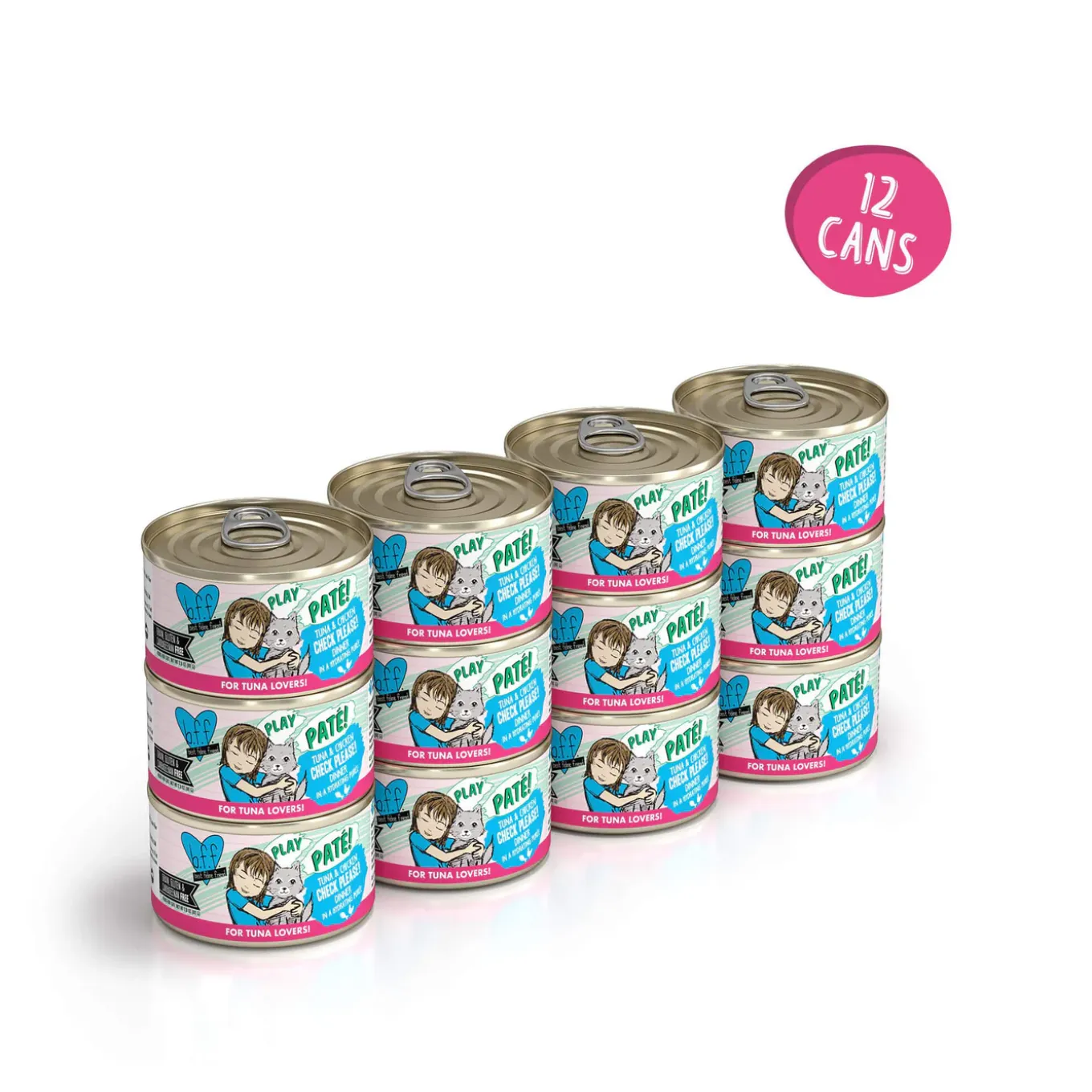 Best Feline Friend BFF PLAY! Pate Lover's Aw Yeah Wet Canned Cat Food