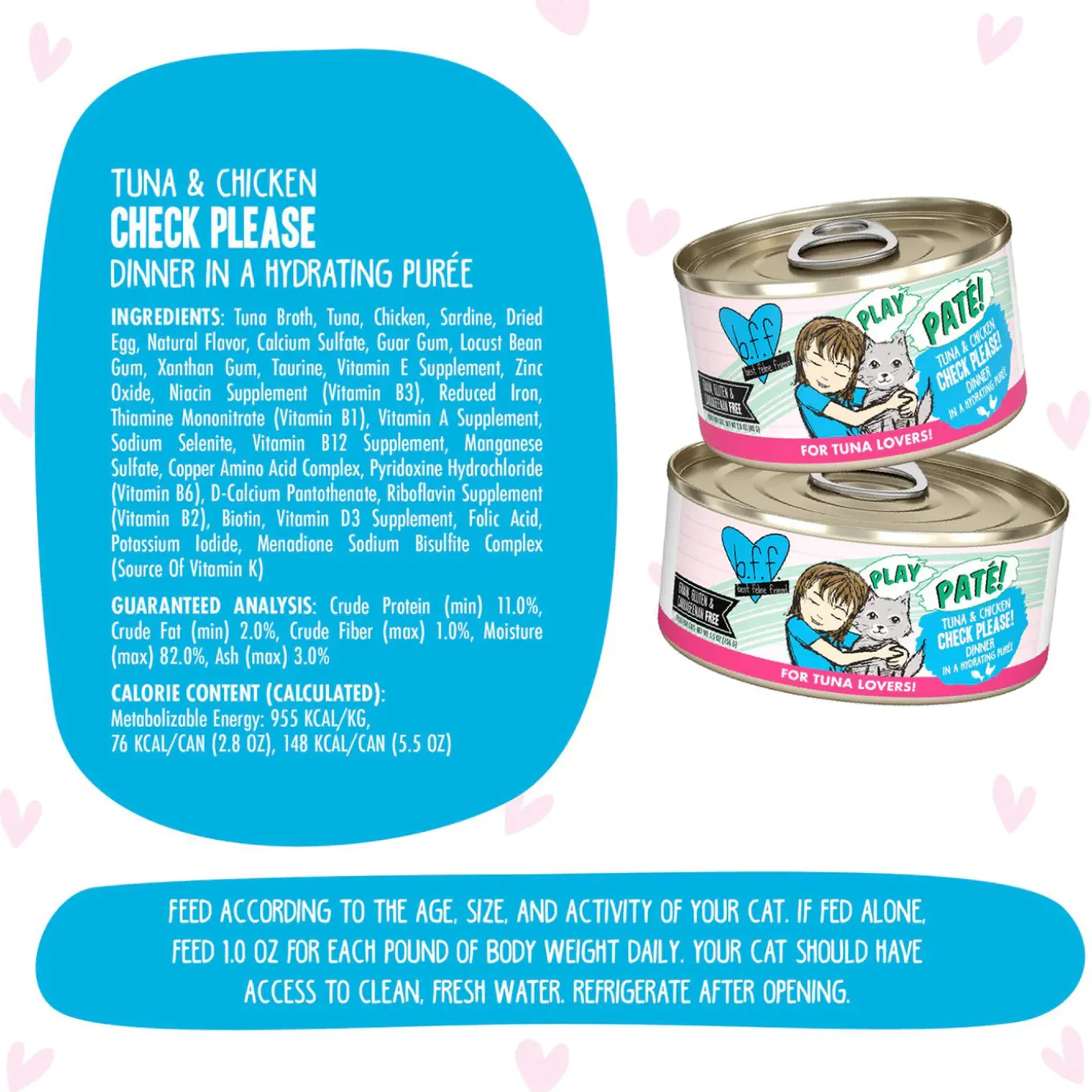 Best Feline Friend BFF PLAY! Pate Lover's Aw Yeah Wet Canned Cat Food