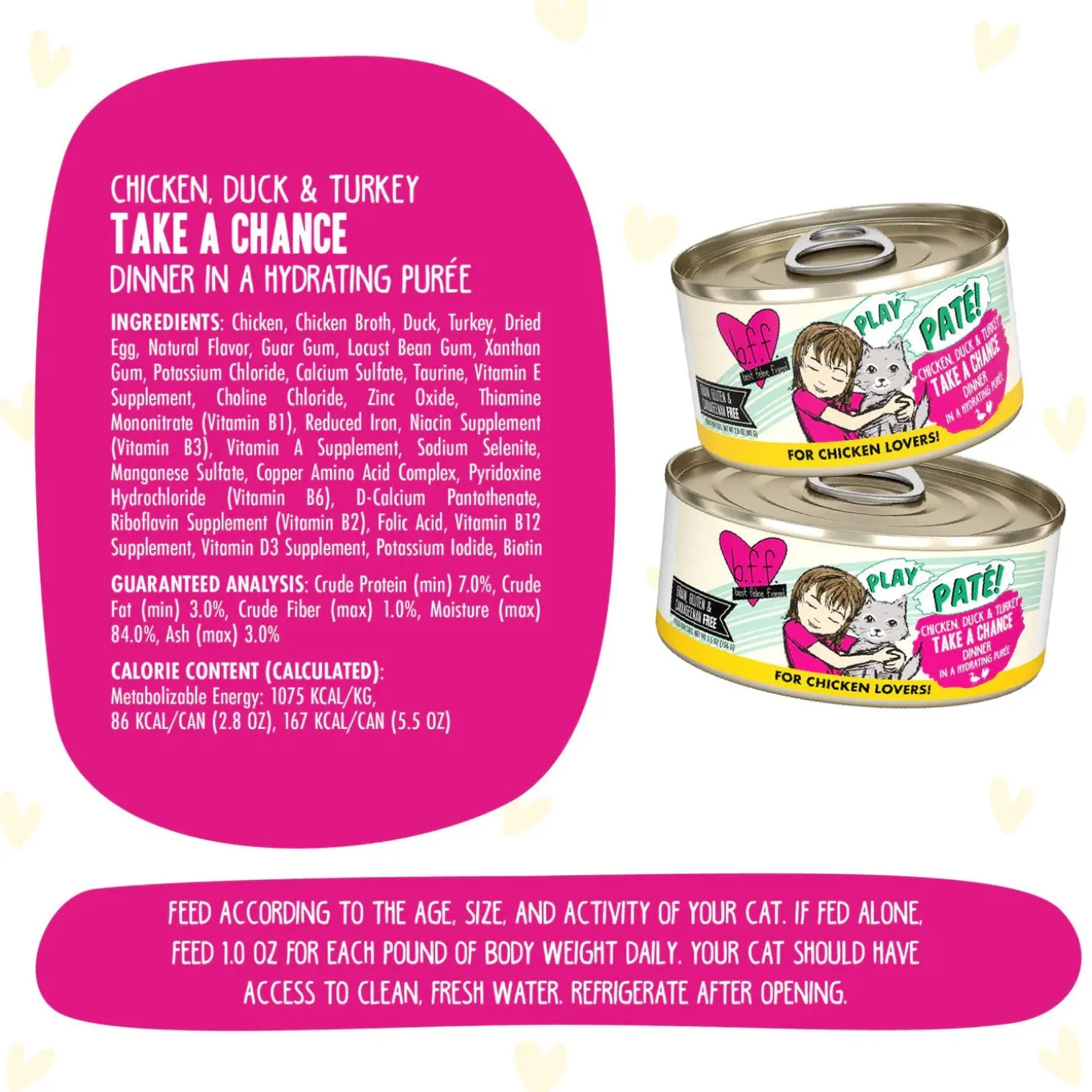 Best Feline Friend BFF PLAY! Pate Lover's Aw Yeah Wet Canned Cat Food