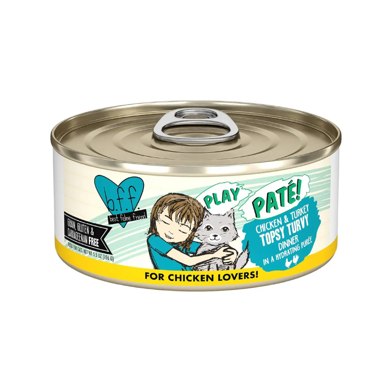 Best Feline Friend BFF PLAY! Pate Lover's Aw Yeah Wet Canned Cat Food