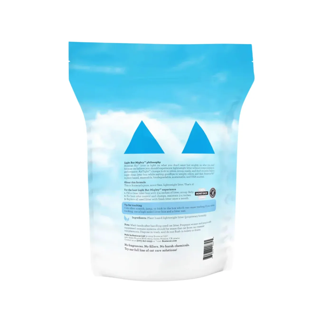 Boxiecat Air Unscented Lightweight Plant-Based Cat Litter
