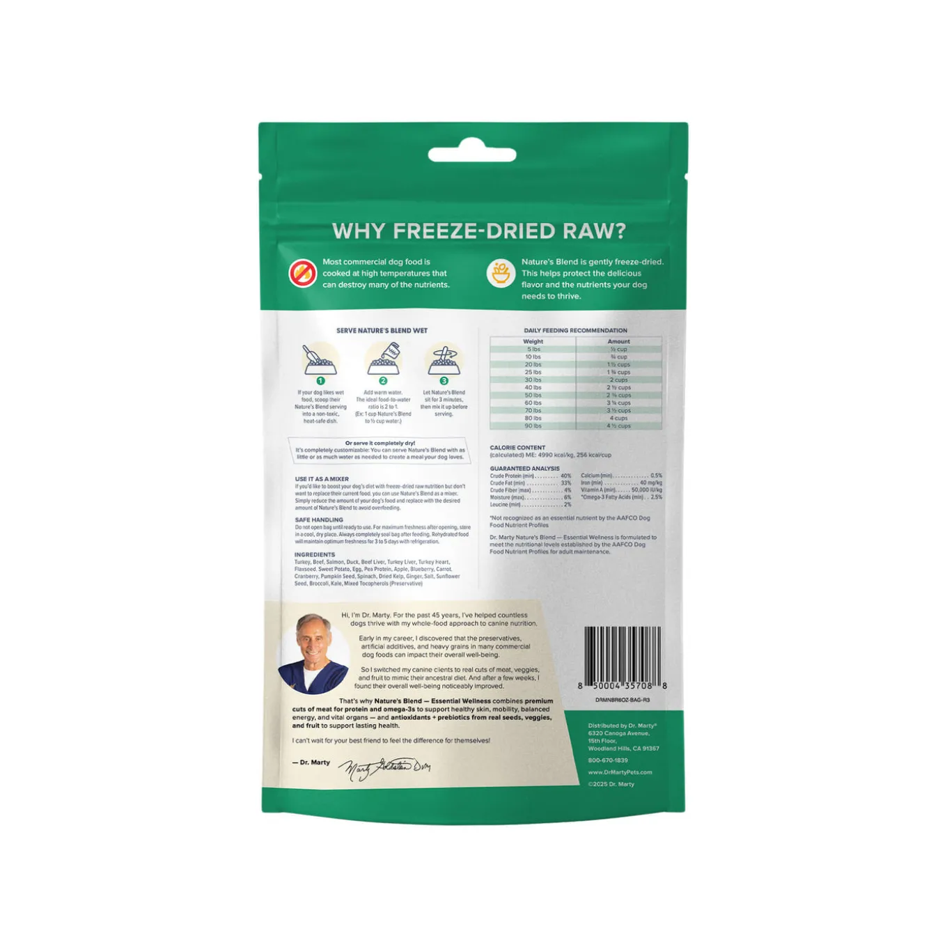 Dr. Marty Nature's Blend Freeze Dried Small Breed Dog Food