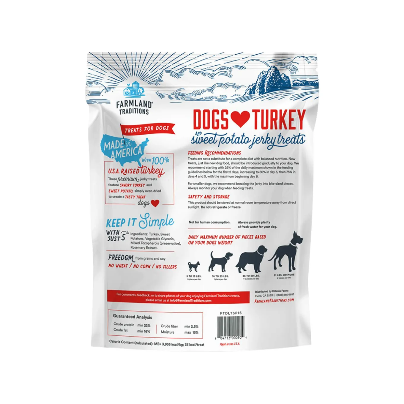Farmland Traditions Dogs Love Jerky Treats