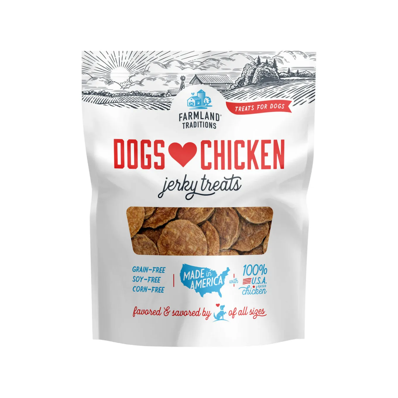 Farmland Traditions Dogs Love Jerky Treats