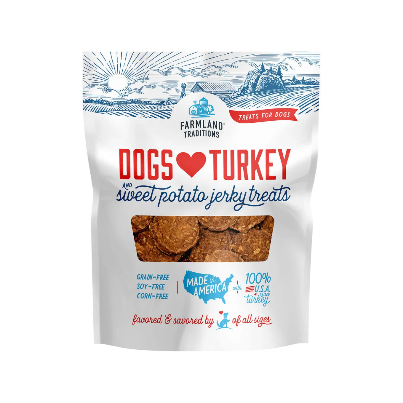 Farmland Traditions Dogs Love Jerky Treats