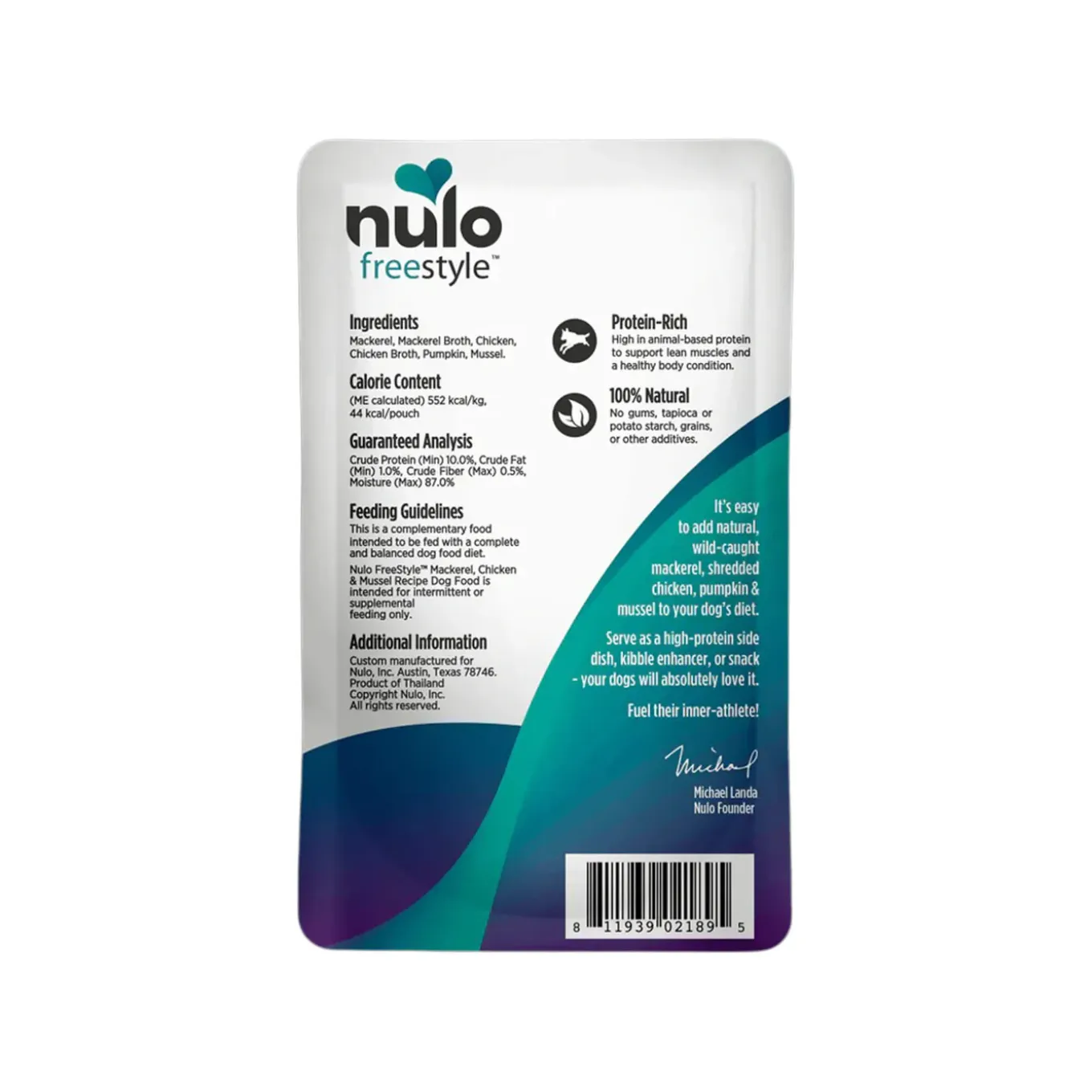 Nulo Freestyle Dog Food Topper 2.8 oz (Case of 24)