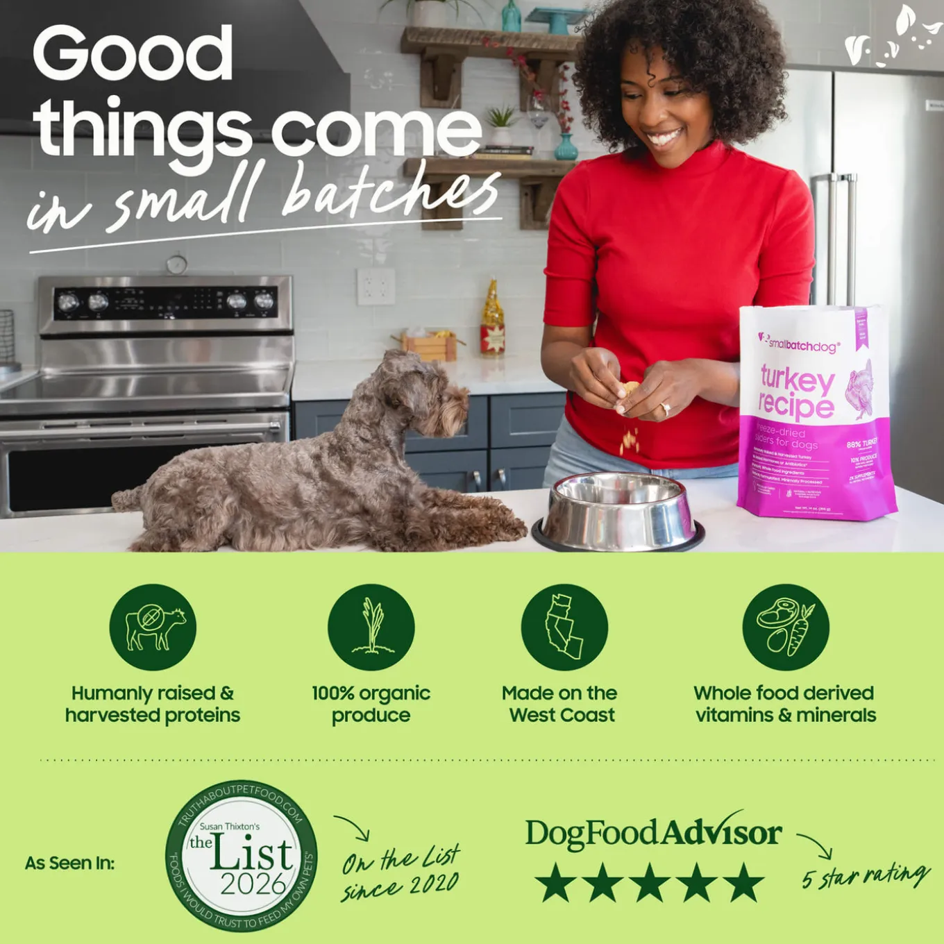 SmallBatch Small Bites Freeze Dried Dog Food