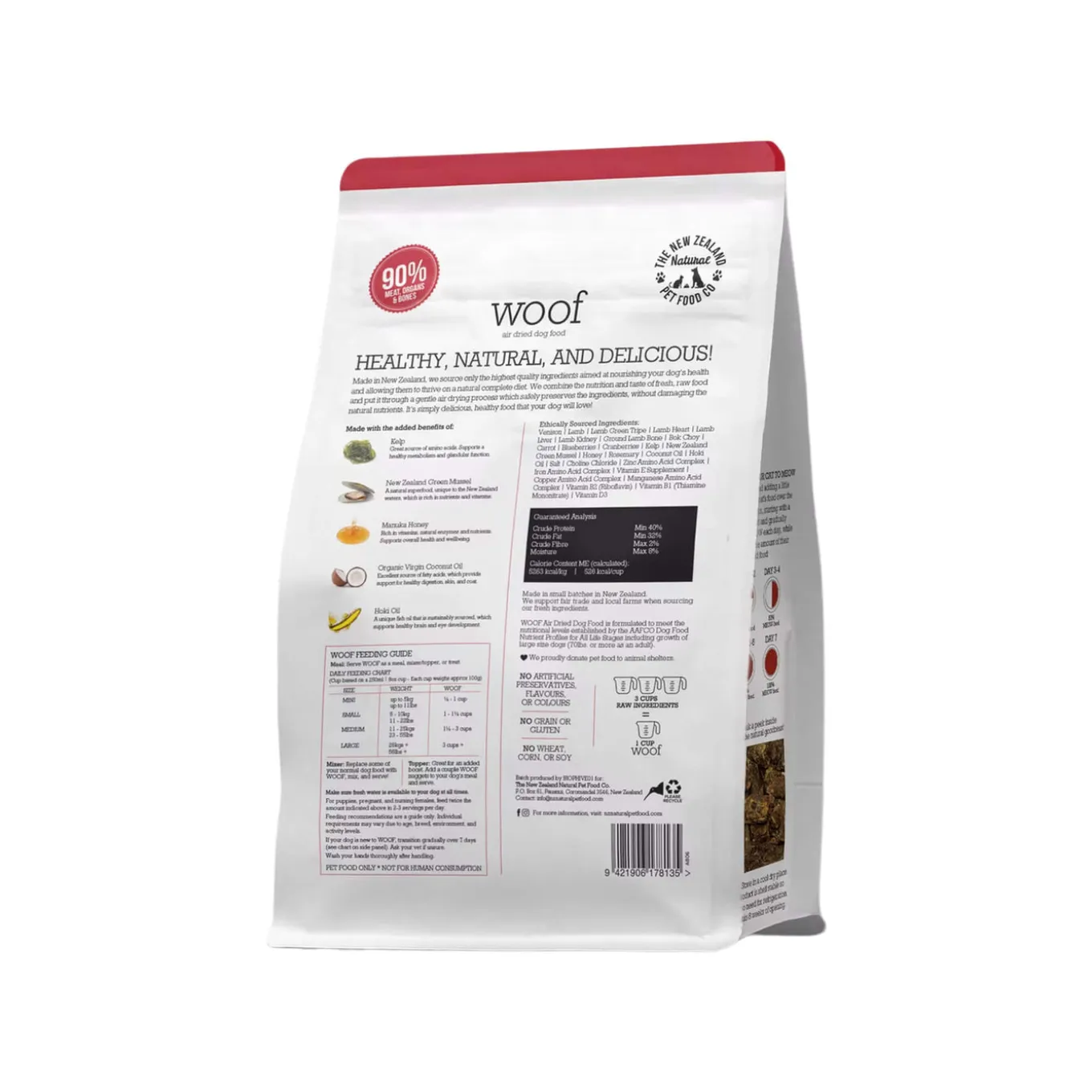 The New Zealand Natural Pet Food Co. WOOF Air Dried Dog Food
