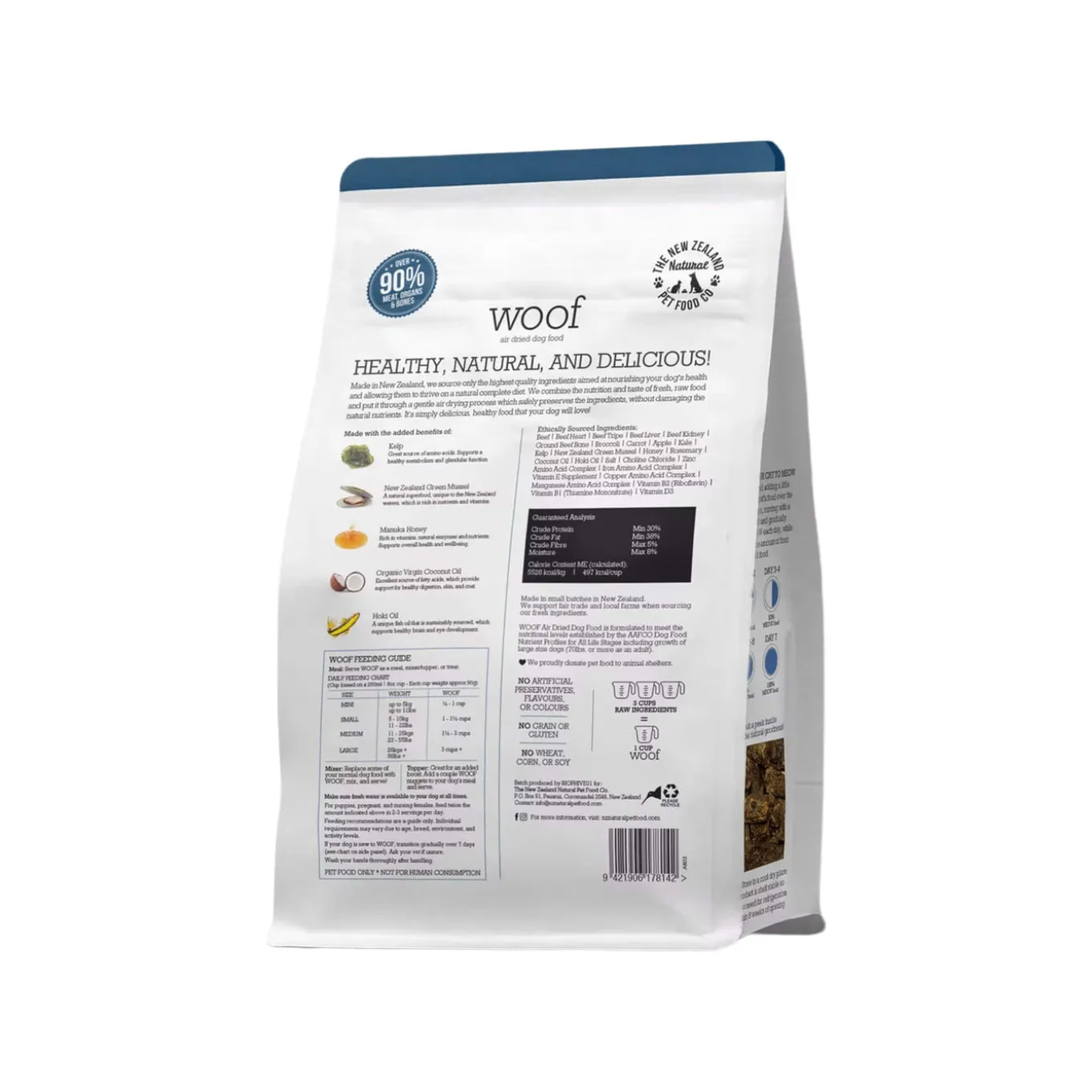The New Zealand Natural Pet Food Co. WOOF Air Dried Dog Food
