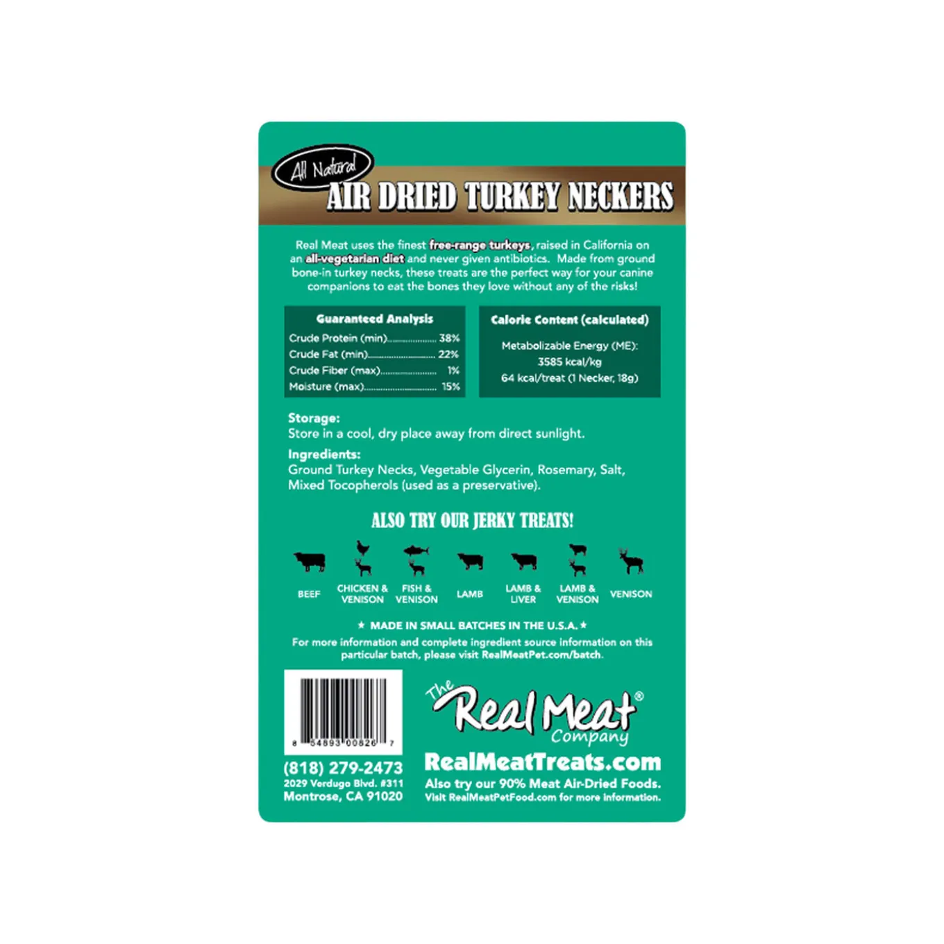 The Real Meat Company Neckers Air Dried Dog Treats