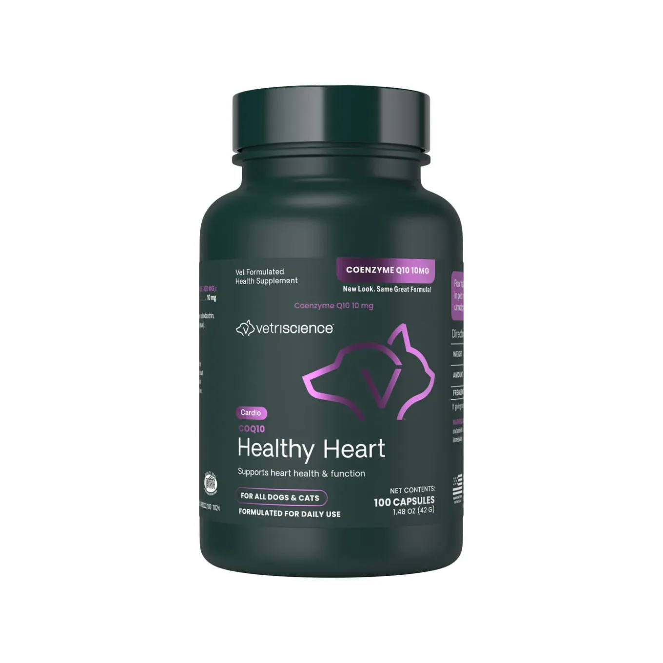 VetriScience COQ10 Healthy Heart Supplement for Dogs & Cats
