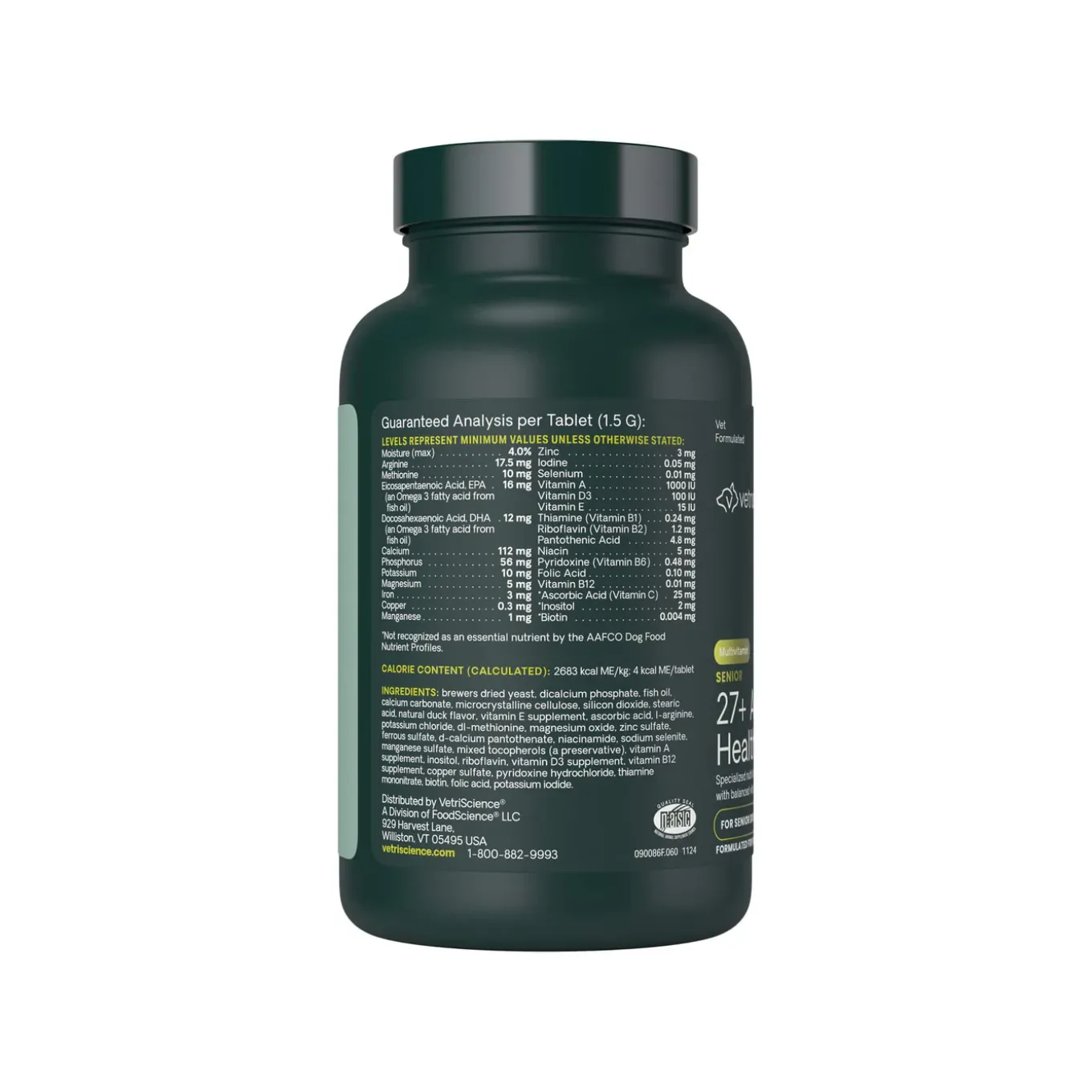 VetriScience Senior 27+ Active Health Multivitamin for Senior Dogs