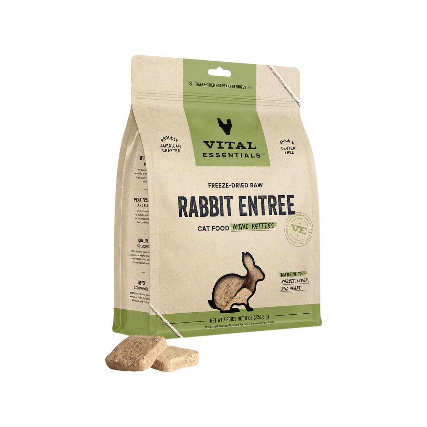 Vital Essentials Freeze Dried Mini Patties for Cats