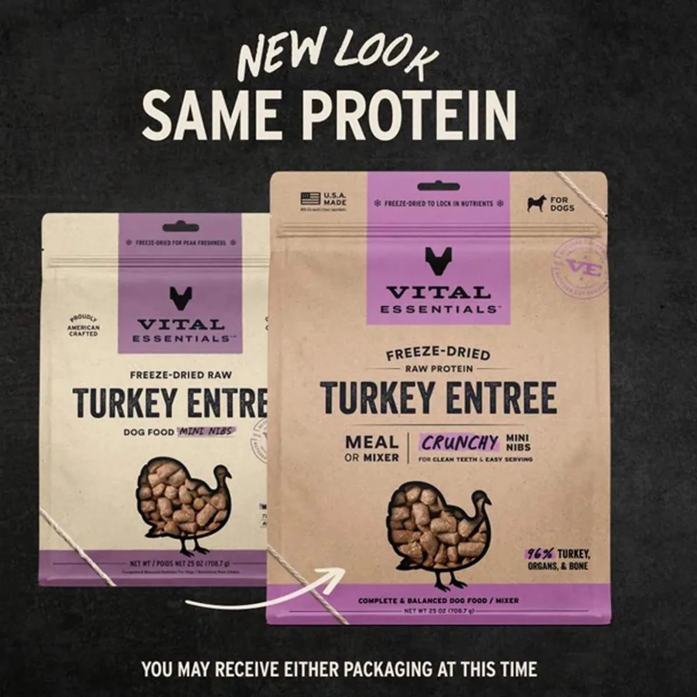 Vital Essentials Freeze Dried Mini Nibblets Dog Entree