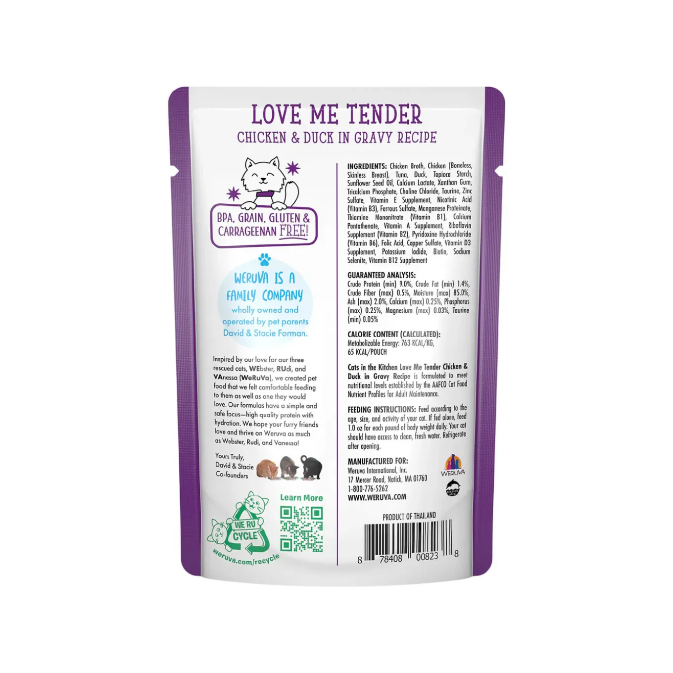 Weruva Cats In The Kitchen Grain-Free Pouch Cat Food