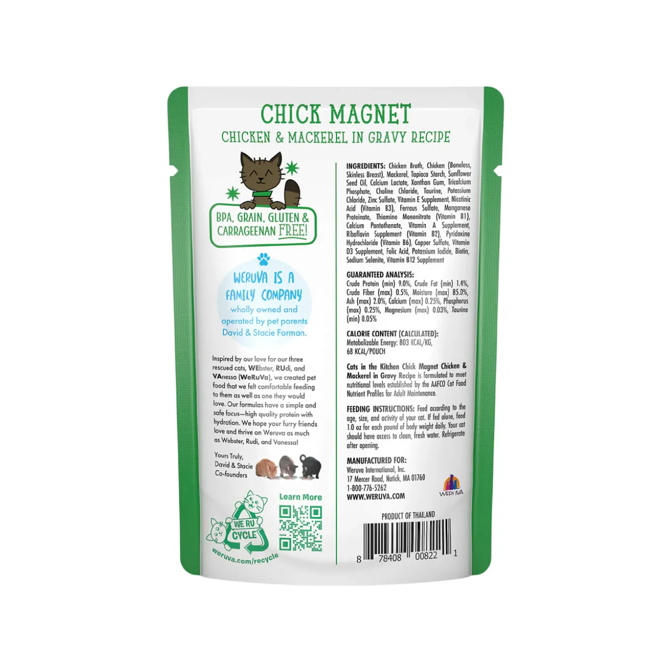 Weruva Cats In The Kitchen Grain-Free Pouch Cat Food