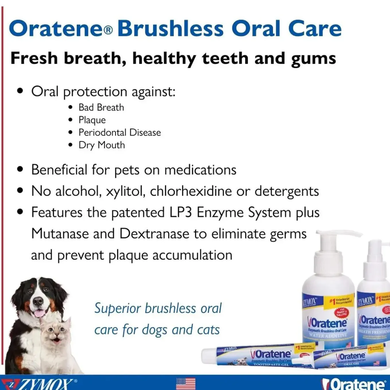 Zymox Brushless Enzymatic Oral Care Dental Gel Toothpaste for Dogs